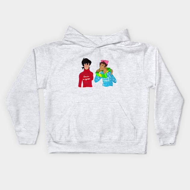 Klancemas - I am the Present {Detailed} Kids Hoodie by AniMagix101